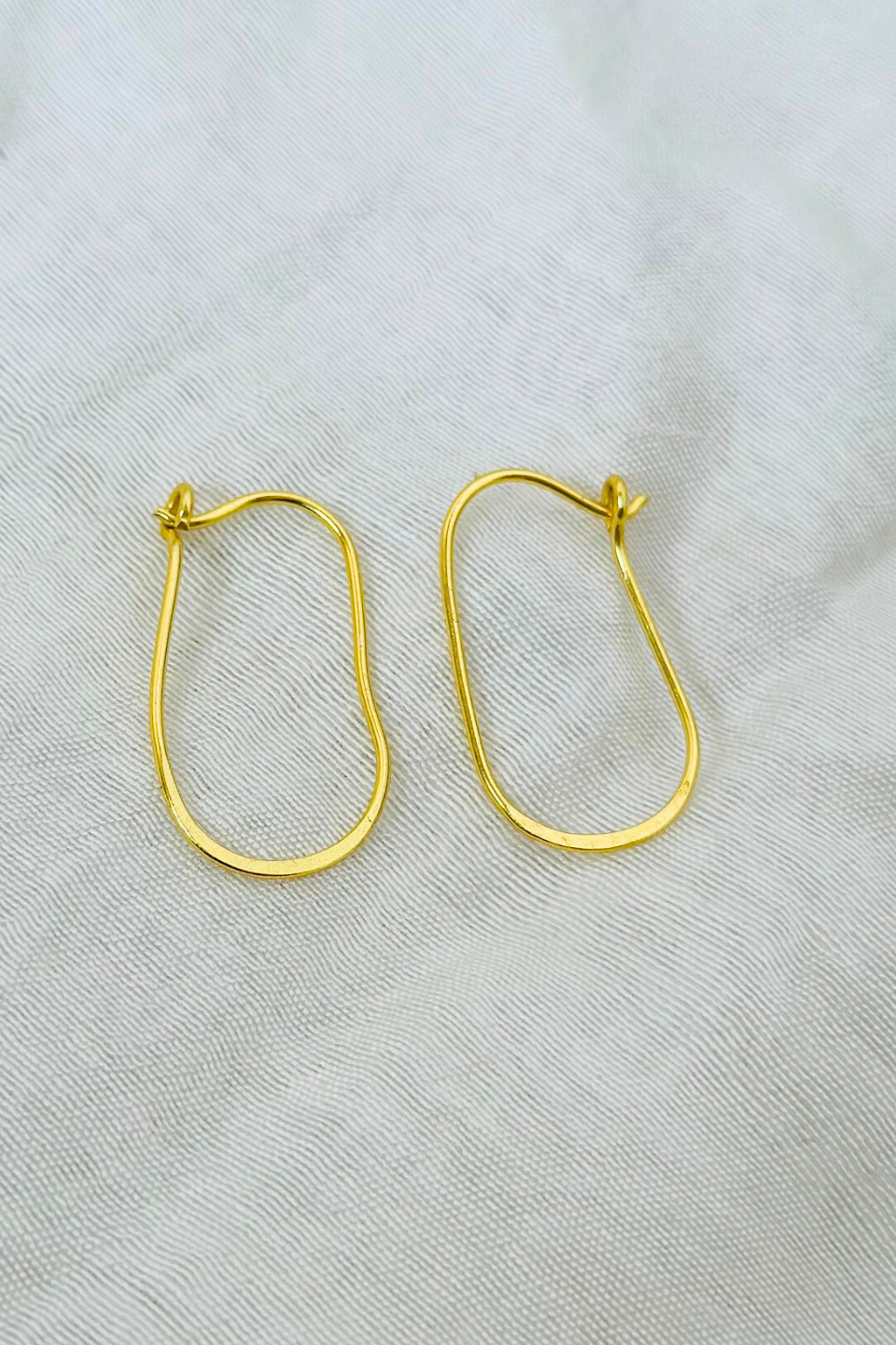 LocalLane Gold-Plated Kidney Wire Earrings