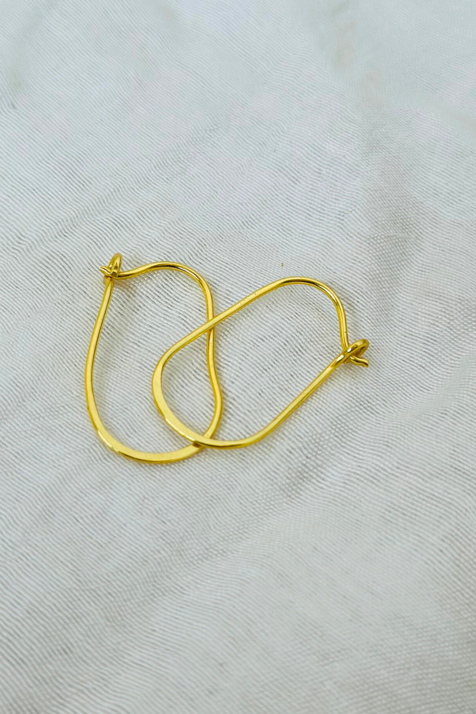 LocalLane Gold-Plated Kidney Wire Earrings