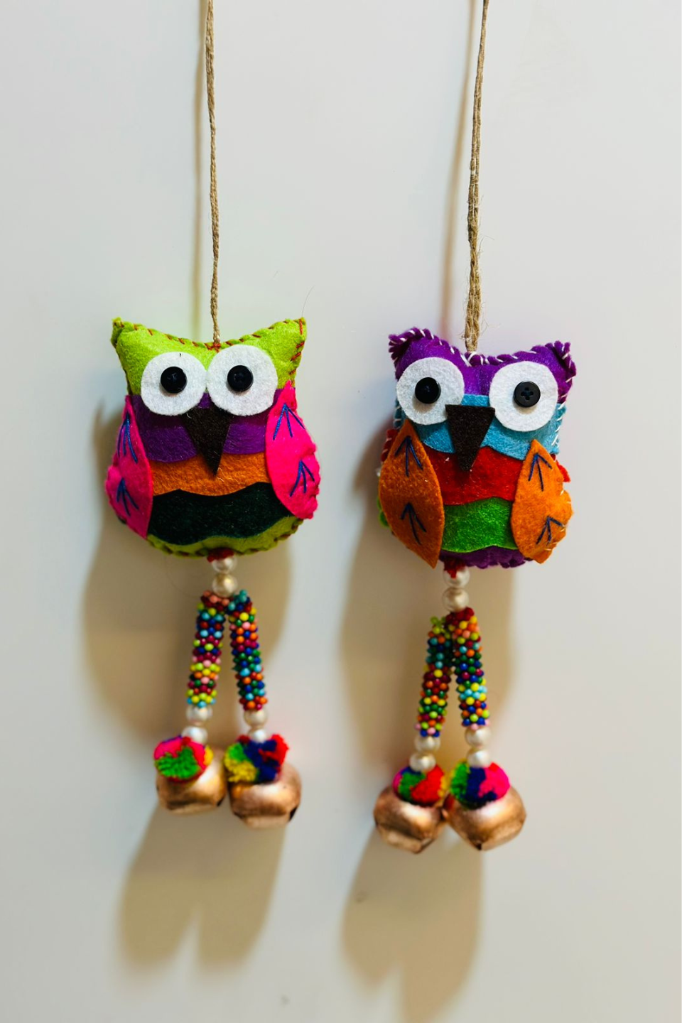 LocalLane Colourful Owls Hanging Charms