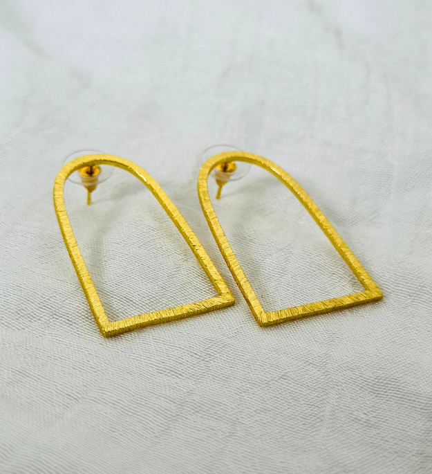 LocalLane Gold-Plated Baari Studs