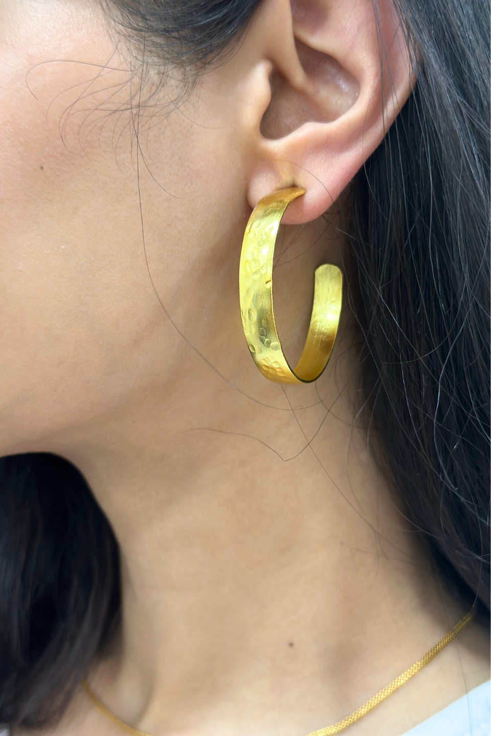 LocalLane Handcrafted Grande Chunky Hoops