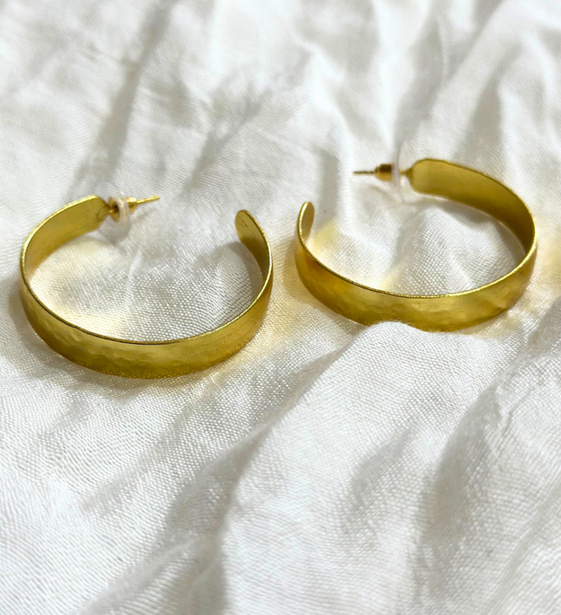 LocalLane Handcrafted Grande Chunky Hoops