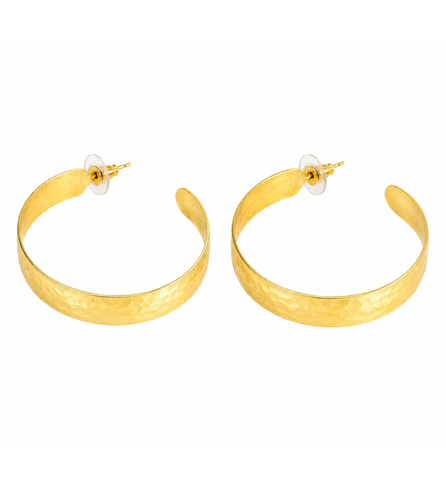 LocalLane Chunky Gold Hoop Earrings for Women